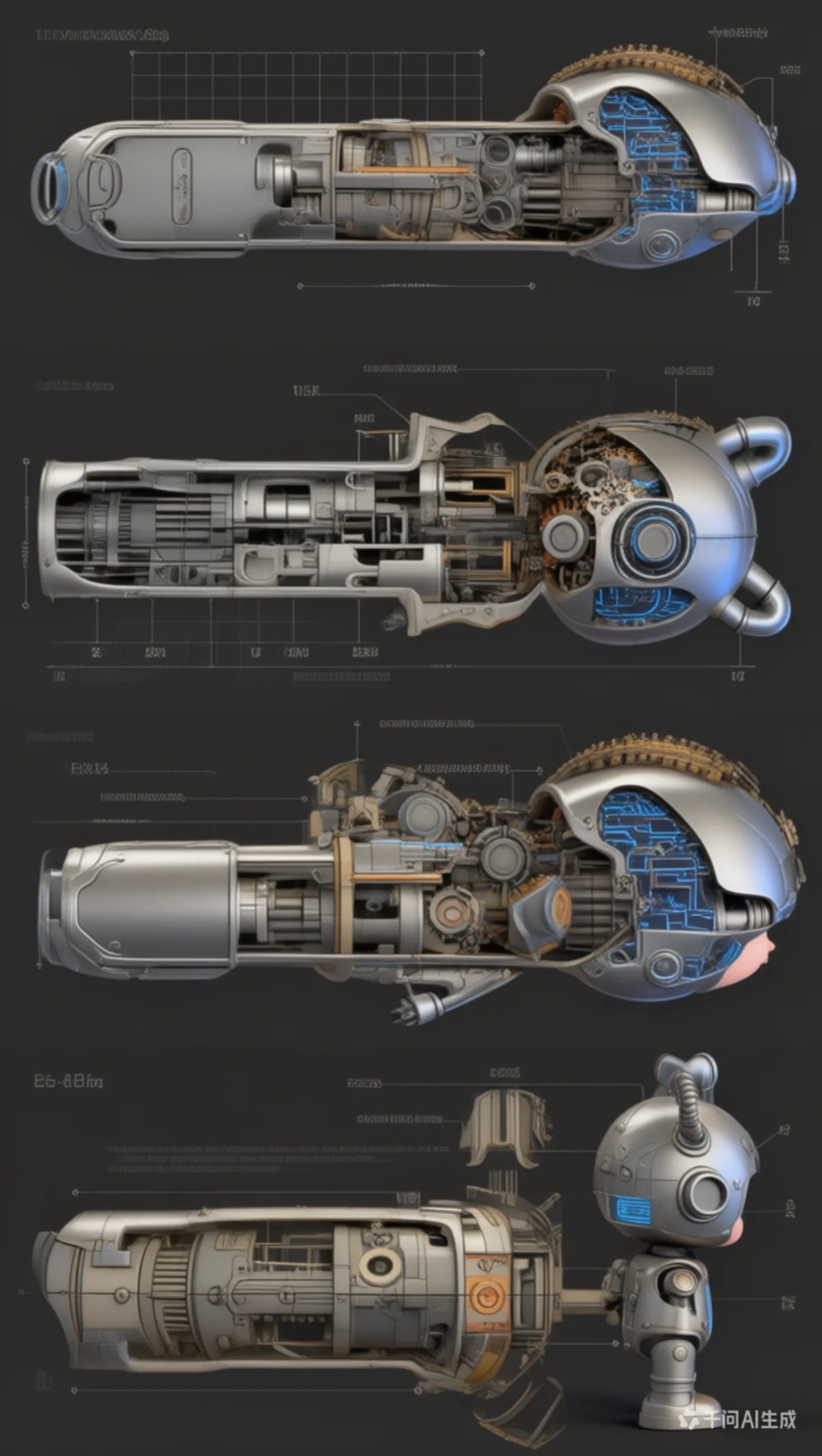 RUST-BABY art toy render 9
