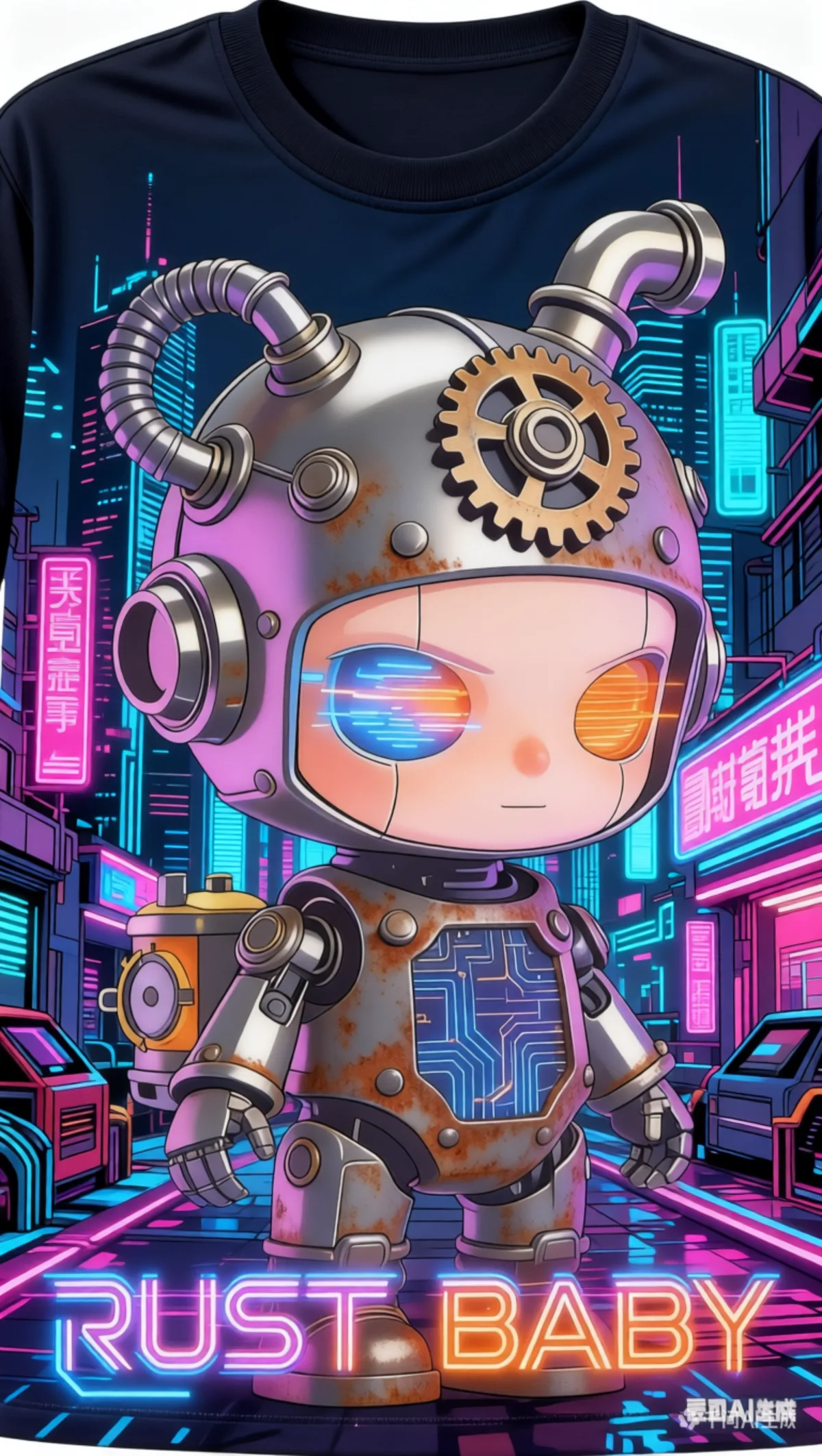 RUST-BABY art toy render 10