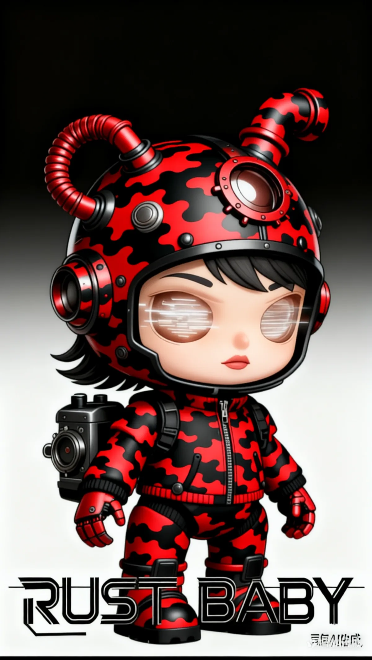 RUST-BABY art toy render 11